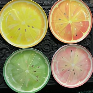 Modern Expressions Citrus Melamine Plates 4ct.